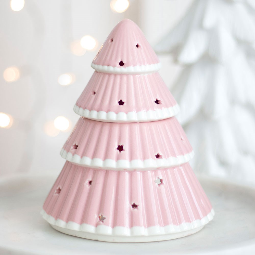 Pink Christmas Tree Burner