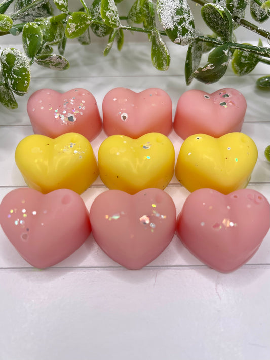 Rhubarb & Custard Hearts