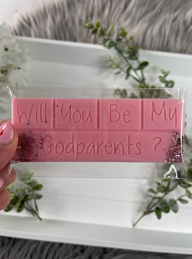 Will You Be My Godparents Snap Bar