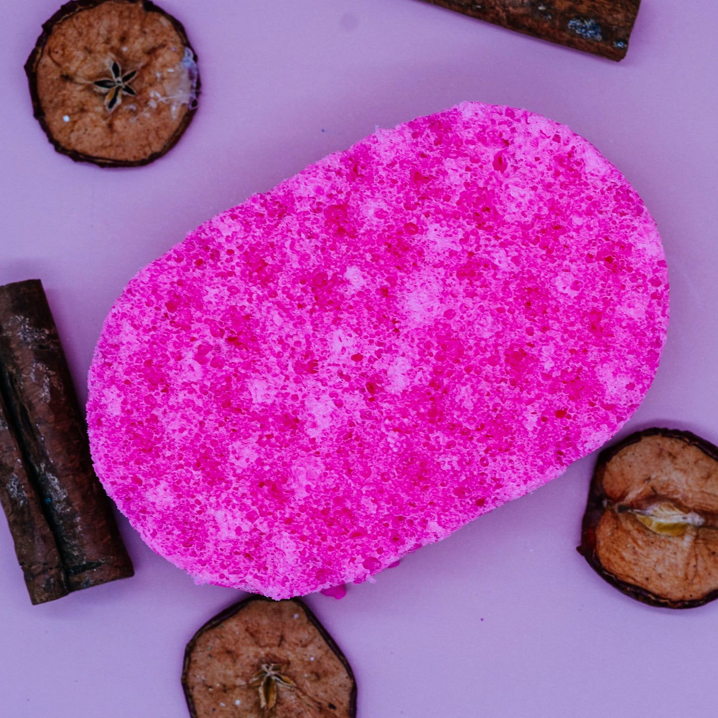 Plum & Rhubarb Soap Sponge