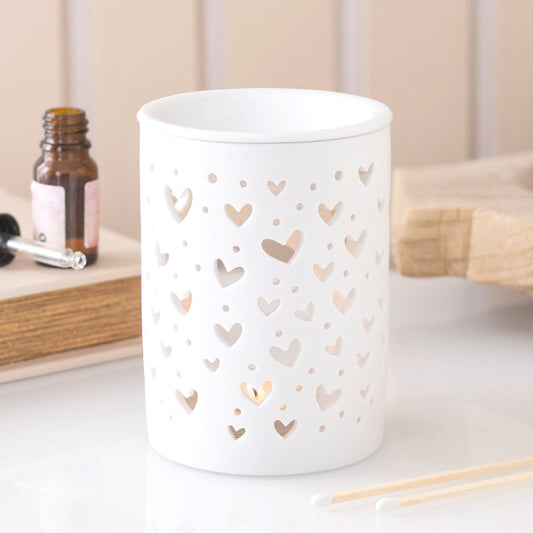 White All The Hearts Burner