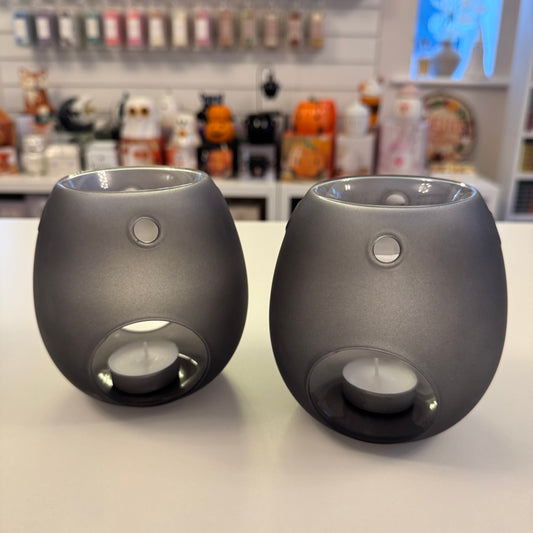 Black Frosted Glass Burner