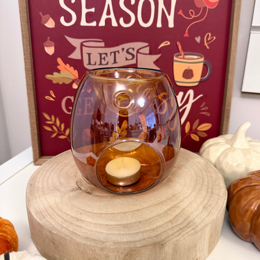 Amber Glass Burner