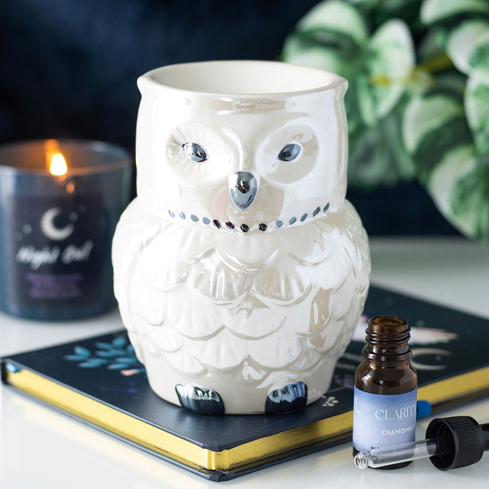 Pearlescent Owl Burner