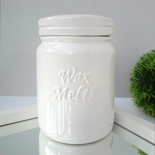 White Wax Melts Storage Jar