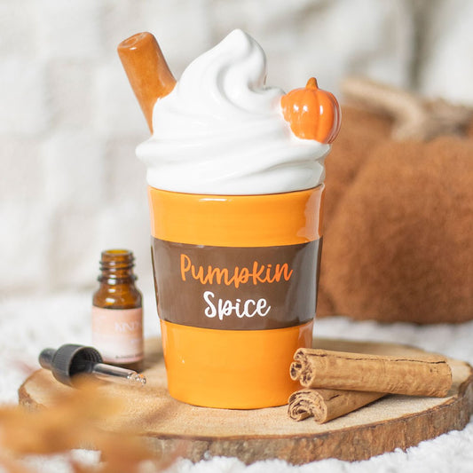 Orange Pumpkin Spice Latte Burner