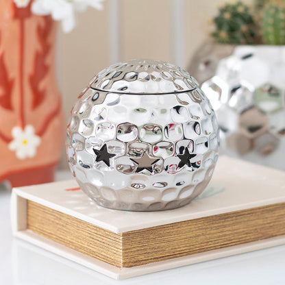 Silver Disco Ball Burner