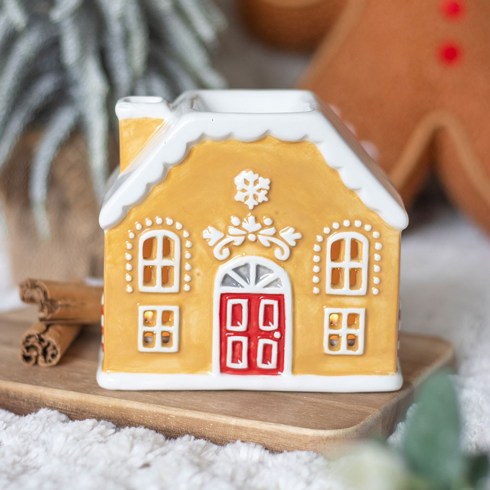 Brown Gingerbread House Burner
