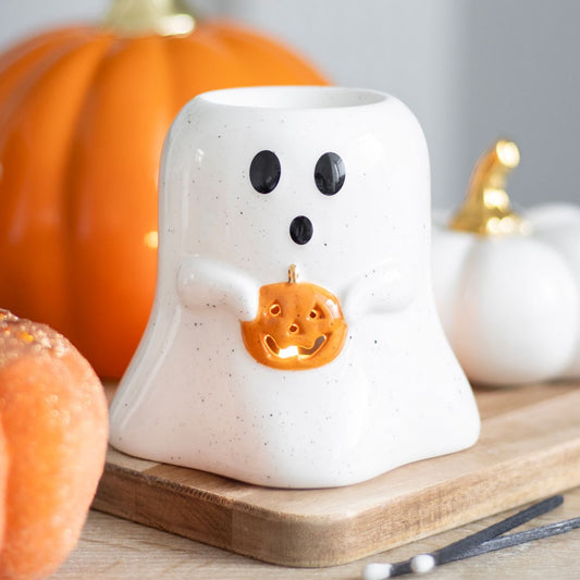 White Ghost Pumpkin Burner