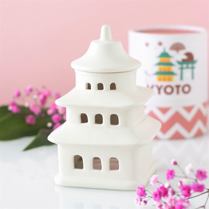 White Pagoda Shaped Burner